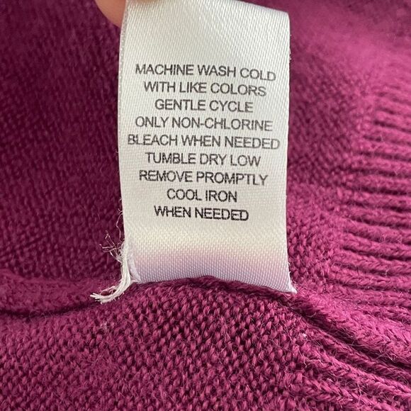 Elisabeth Williams 3/4 Length Sleeve Crew Neck Sweater Size 2X - Picture 6 of 6